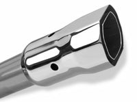 Borla 97-99 Jeep Wrangler 2.5/4.0L w/o Hitch Cat-Back 2.25in Single Sqr Angle Cut Phntm Rear - My Store