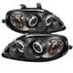 Spyder Honda Civic 99-00 Projector Headlights CCFL Halo Black High H1 Low H1 PRO-YD-HC99-CCFL-BK - Mammoth Racing -