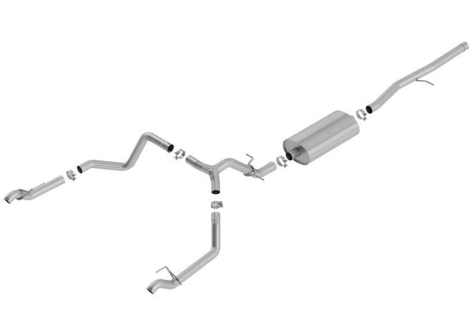 Borla 2019 Chevy Silverado 1500 5.3L V8 CC SB 147.4in WB Touring Cat-Back (Use Fact Fascia Tips) - Mammoth Racing -