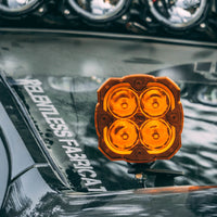 KC HiLiTES Flex ERA 4 Single Light - 80W Spot Beam - Mammoth Racing -