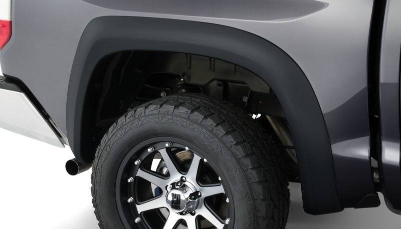 Bushwacker 95-00 Toyota Tacoma Fleetside Extend-A-Fender Style Flares 4pc w/ 4WD Only - Black - Mammoth Racing -