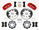 Wilwood Dynapro 6 Front Hat Kit 12.19in Red 2011 Fiesta - Mammoth Racing -
