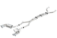 Borla 16-17 Camaro SS 6.2L Dual Tip Dual Split Rear Exit Dual Mode Catback Exhaust (NPP) - My Store