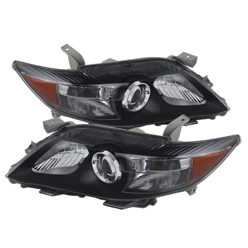 Xtune Toyota Camry 10-11 ( USa Built/Nal ) Amber Projector Headlights Black HD-JH-TCAM10-AM-BK - Mammoth Racing -