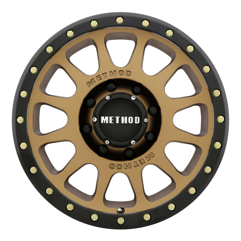 Method Mr305 NV 20x9 +18mm Offset 8x170 130.81mm CB Method Bronze/Black Street Loc Wheel - Mammoth Racing -