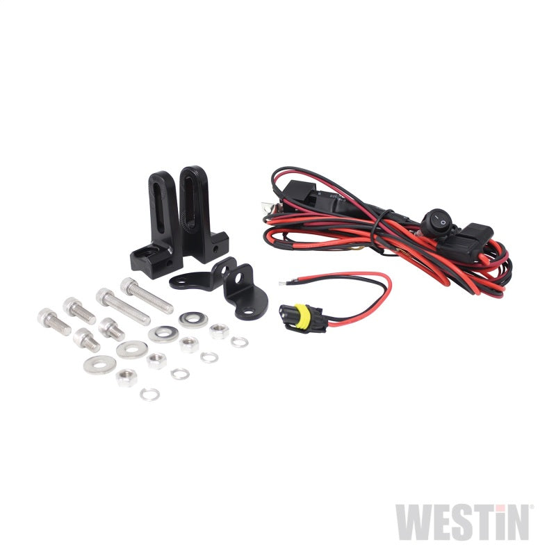 Westin Xtreme LED Light Bar Low Profile Single Row 10 inch Flood w/5W Cree - Black - Mammoth Racing -