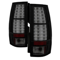 Spyder Chevy Suburban/GMC Yukon/Yukon Denali 07-14 LED Tail Lights Blk Smke ALT-YD-CSUB07-LED-BSM - Mammoth Racing -
