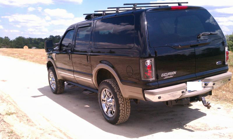 Spyder Ford Excursion 00-06/Econoline 150/250/350/450/550 95-06 Euro Tail Lights Blk ALT-YD-FEC00-BK - Mammoth Racing -