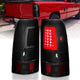ANZO 2003-2006 Chevy Silverado 1500 LED Taillights Plank Style Black w/Smoke Lens - Mammoth Racing -