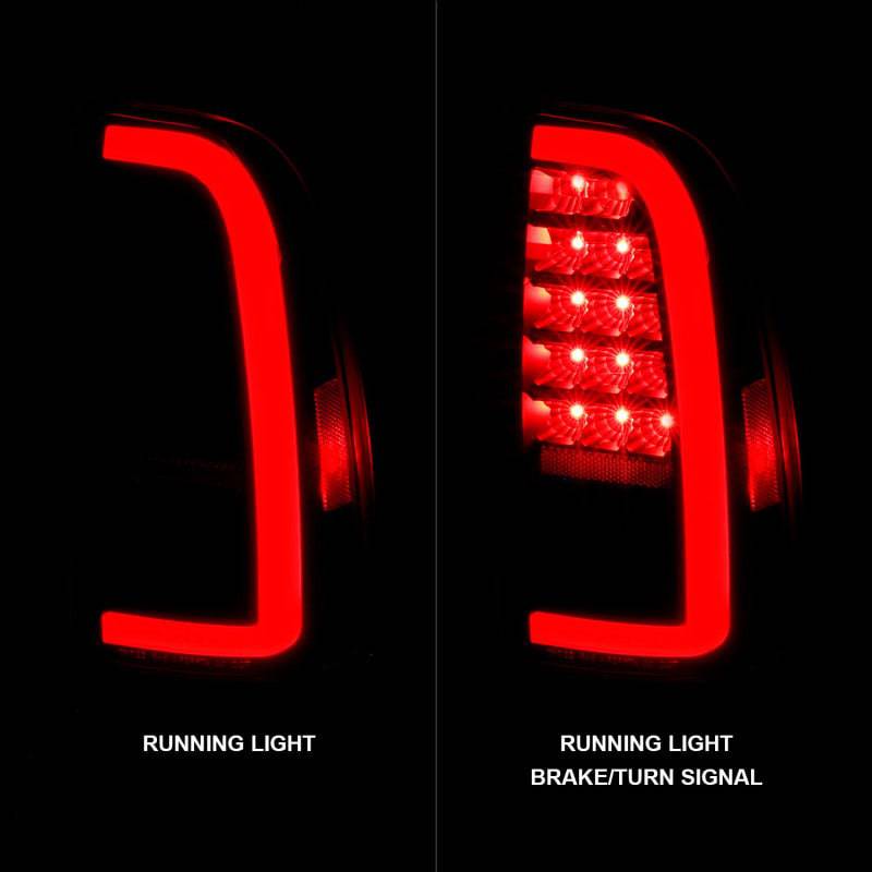 ANZO 00-06 Toyota Tundra (Std. Bed/Reg Cab) LED Taillights w/Light Bar Black Housing Smoke Lens - My Store