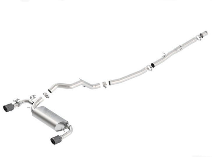 Borla 16-17 Focus RS Turbocharged 2.3L Single Split Exit ATAK Catback Exhaust - Mammoth Racing -