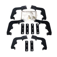 Westin 2015-2018 Chevrolet/GMC Colorado/Canyon Crew Cab Premier Oval Nerf Step Bar Mount Kit - Black - Mammoth Racing -