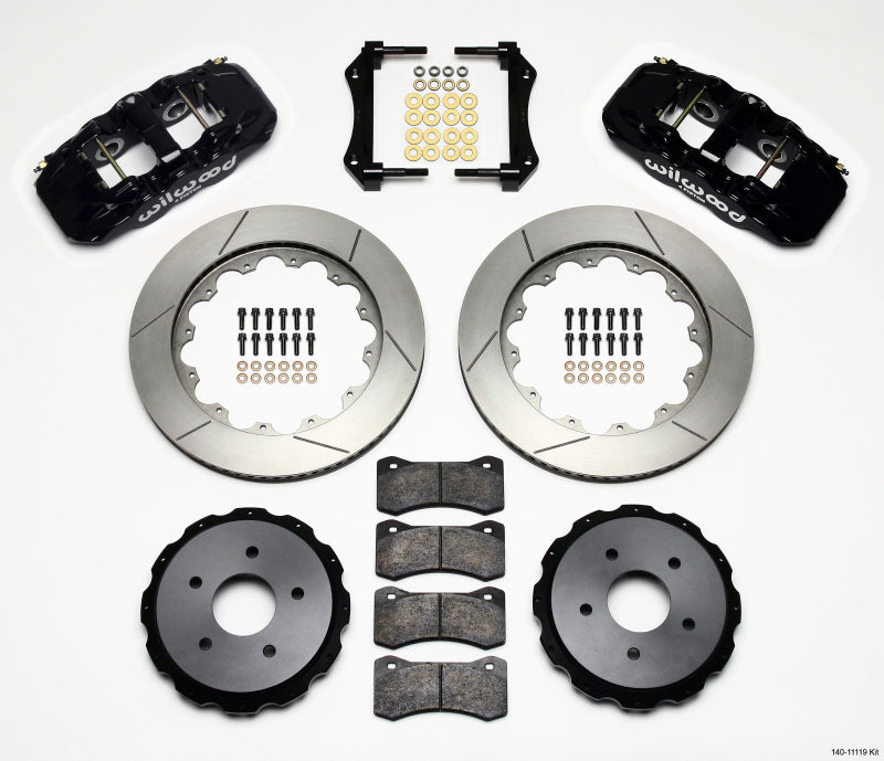 Wilwood Aero4 Rear Kit 14.00in 97-04 Corvette C5/z06 05-13 C6 - Mammoth Racing -