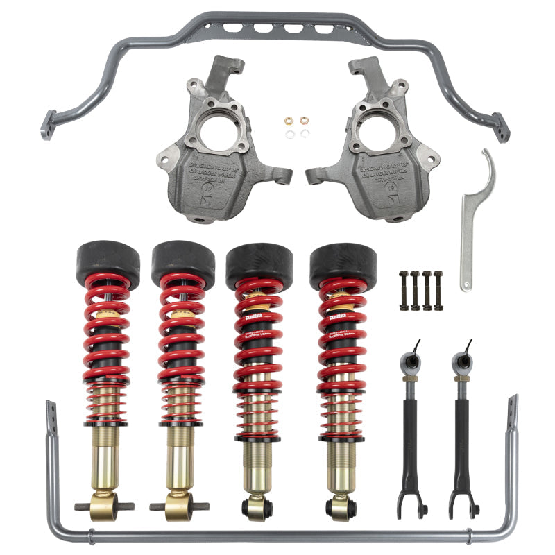 Belltech 21+ GM SUV SWB Only Height Adjustable Front Coilovers & Anti-Swaybar Set - Mammoth Racing -