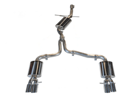 AWE Tuning Audi B8 A4 Touring Edition Exhaust - Quad Tip Polished Silver Tips - Does Not Fit Cabrio - My Store