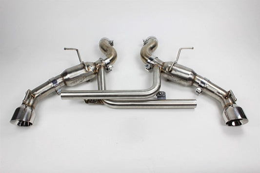 Mishimoto 2016+ Chevrolet Camaro SS Dual-Tip Pro Axle Back Exhaust w/ Polished Tips - Mammoth Racing -