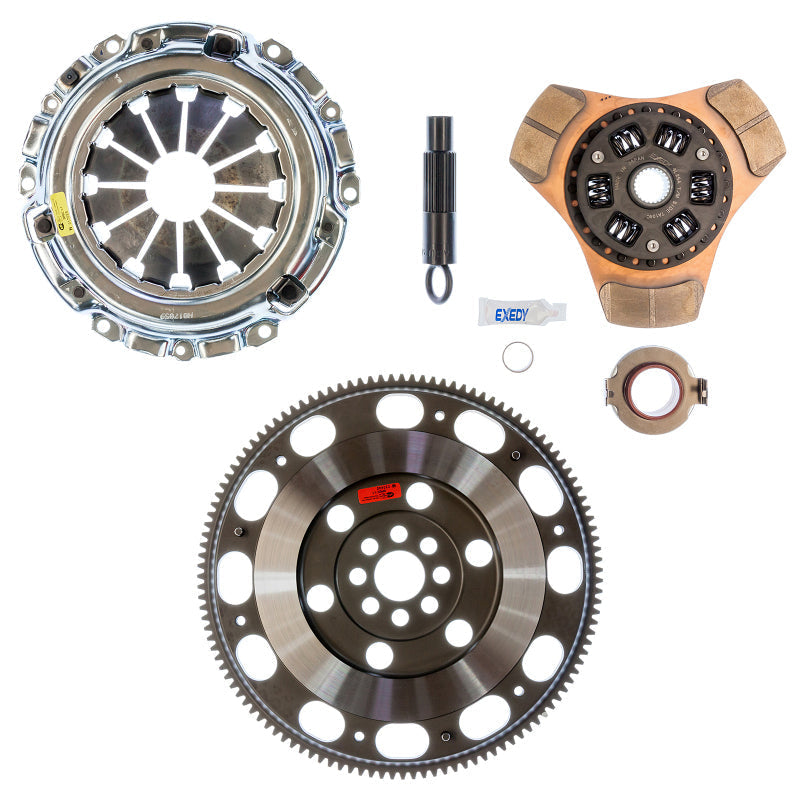 Exedy 2002-2006 Acura RSX Base L4 Stage 2 Cerametallic Clutch Thick Disc Incl. Hf02 Lightweight FW - Mammoth Racing -