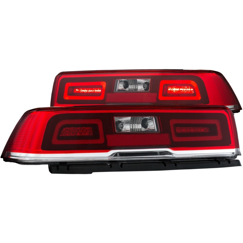 ANZO 2014-2015 Chevrolet Camaro LED Taillights Red/Clear - Mammoth Racing -