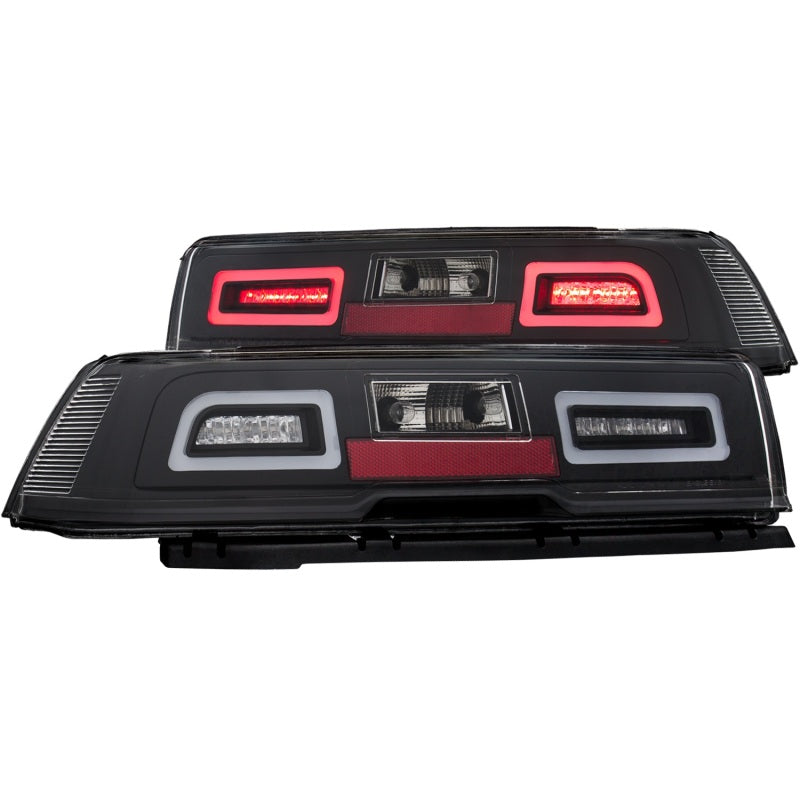 ANZO 2014-2015 Chevrolet Camaro LED Taillights Black - Mammoth Racing -