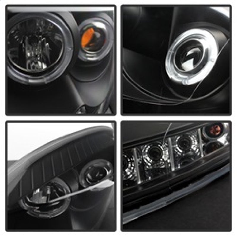 Spyder Dodge Ram 1500 06-08/Ram 2500 06-09 Projector Headlights LED Halo LED Blk PRO-YD-DR06-HL-BK - Mammoth Racing -