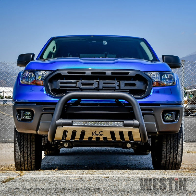 Westin 19-22 Ford Ranger Ultimate LED Bull Bar - Tex. Blk - Mammoth Racing -