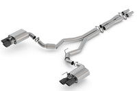 Borla 2018 Ford Mustang GT 5.0L AT/MT 3in S-Type Catback Exhaust Black Chrome Tips w/ Valves - My Store
