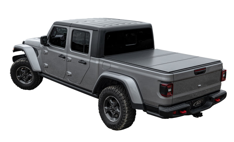 Access Lomax Tri-Fold Cover 2020 Jeep Gladiator 5ft Box (w/ Trail Rail) Black Matte - My Store