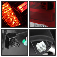 Spyder Dodge Ram 1500 13-14 13-14 LED Tail Lights LED Model only - Red Clear ALT-YD-DRAM13-LED-RC - Mammoth Racing -