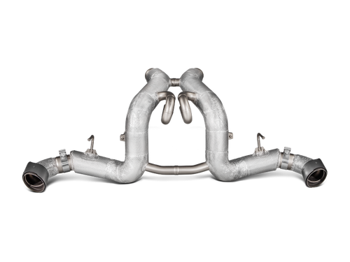 Akrapovic 16-17 McLaren 540C 570S Slip-On Line (Titanium) w/ Carbon Tips - My Store