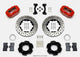Wilwood Forged Dynalite Front Hat Kit 11.00in Drilled Red 95-05 Miata - Mammoth Racing -