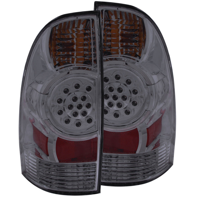 ANZO 2005-2015 Toyota Tacoma LED Taillights Smoke - Mammoth Racing -