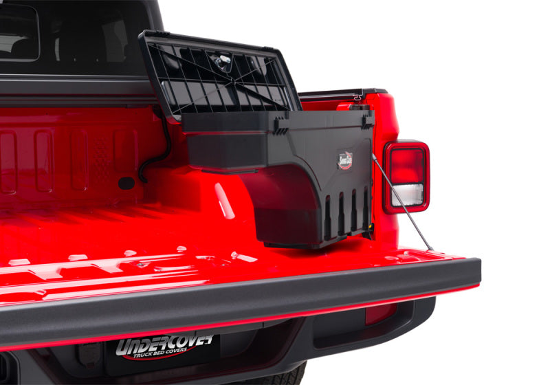 UnderCover 2020 Jeep Gladiator Passengers Side Swing Case - Black Smooth - Mammoth Racing -