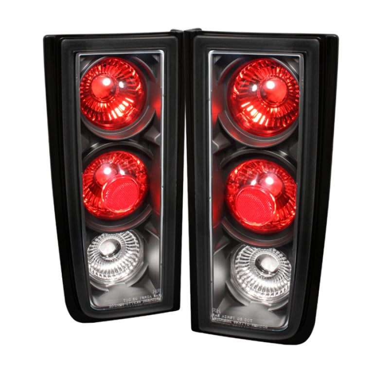 Spyder Hummer H2 01-05 (Non H2T)Euro Style Tail Lights Black ALT-YD-HH2-BK - Mammoth Racing -