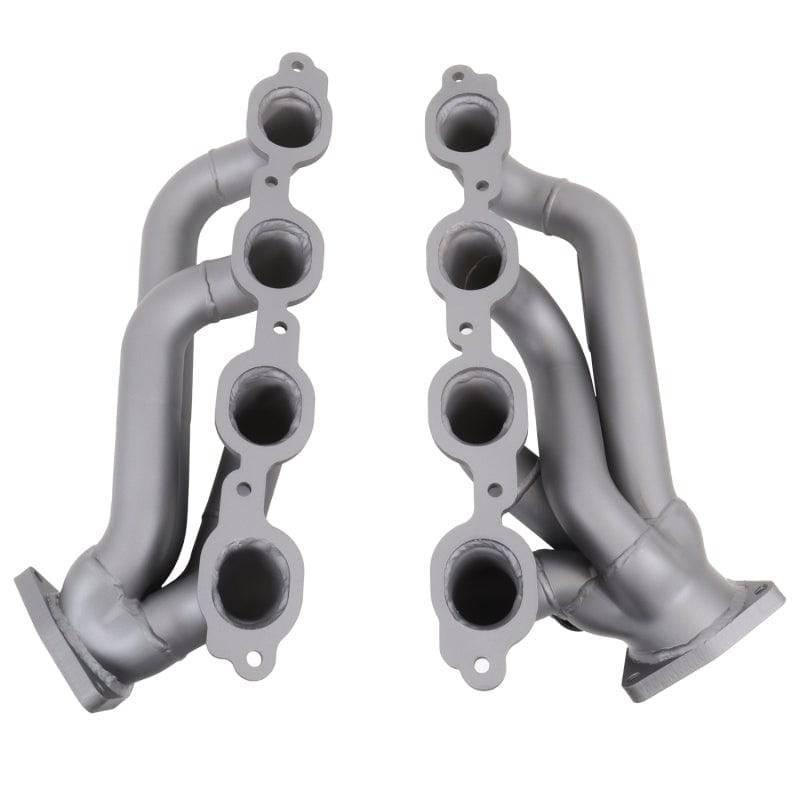 BBK 14-18 GM Truck 5.3/6.2 1 3/4in Shorty Tuned Length Headers - Titanium Ceramic - Mammoth Racing -
