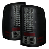 Spyder GMC Sierra 07-13 (Not 3500 Dually 4 Rear Wheels)LED Tail Lights Blk Smke ALT-YD-GS07-LED-BSM - Mammoth Racing -