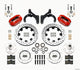 Wilwood Forged Dynalite Front Kit 12.19in Drilled Red 59-64 Chevy Impala / 63-64 Corvette - Mammoth Racing -