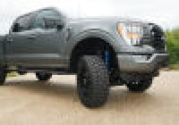 Superlift 2021 Ford F-150 4WD 6in Lift Kit w/King FR Coils & Rear Reservoir Shocks - Mammoth Racing -