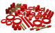 Energy Suspension 85-93 Ford Mustang Red Hyper-flex Master Bushing Set - Mammoth Racing -