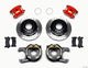 Wilwood D154 P/S P-B Kit Drilled-Red Chevy 12 Bolt 2.75in Off w/ C-Clips - Mammoth Racing -