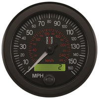 Autometer Stack Instruments 88mm 0-160 MPH / 260 Km/h Programmable Speedometer - Black - My Store