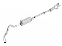 Borla S-Type Cat-Back 17-19 Ford F-250/350 Super Duty Side Exit Exhaust - 5in tip (Gas Only) - Mammoth Racing -