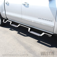 Westin/HDX 07-18 Chevrolet Silverado 1500 Crew (5.5ft) (Excl Classic) Drop WTW Nerf Step Bars - Blk - Mammoth Racing -