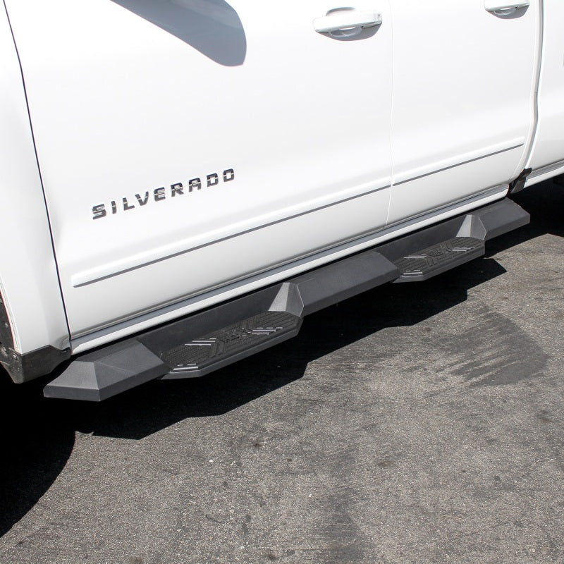 Westin/HDX 07-18 Chevy/GMC Silv/Sierra 15/25/3500 Ext/Dbl Xtreme Nerf Step Bars - Textured Black - Mammoth Racing -