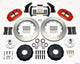 Wilwood Narrow Superlite 6R Front Hub Kit 14.00in Red Large GM 57-70 Drop Spindle - Mammoth Racing -