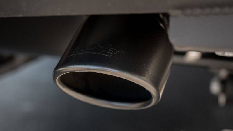 Borla 21-22 Ford Bronco 2.3L 4WD ATAK Axle Back Exhaust w/ Black Coated Tips - Mammoth Racing -