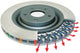 DBA 16-19 Ford Focus AWD (Series LZ) Street T2 Slotted Rear Brake Rotor - Mammoth Racing -