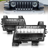 ANZO 2018-2021 Jeep Wrangler LED Side Markers Chrome Housing Smoke Lens w/ Seq. Signal Sport Bulb - My Store