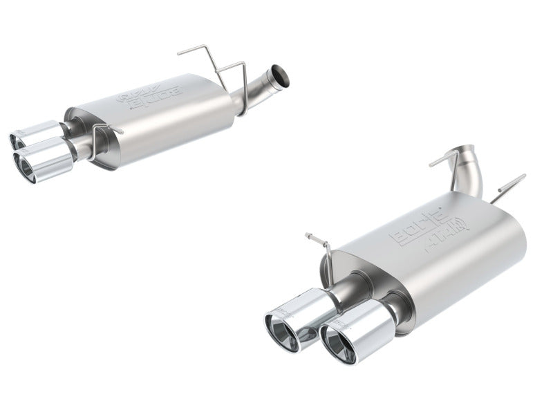 Borla 13-14 Mustang Shelby GT500 GT 5.8L V8 RWD Dual Split Rear Exit ATAK Exhaust Rear Section Only - My Store