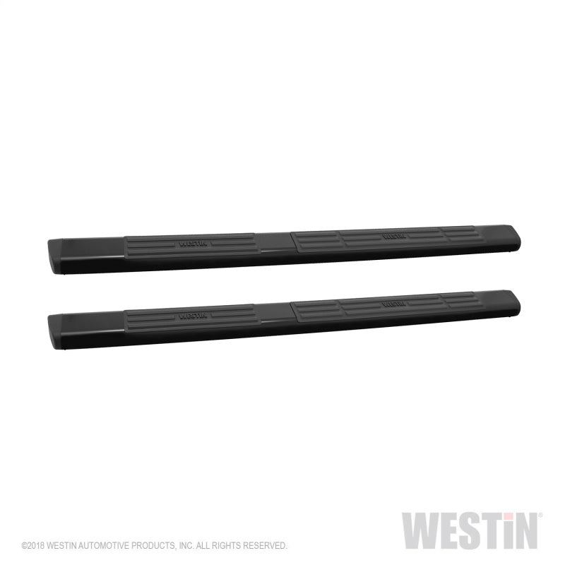 Westin Premier 6 in Oval Side Bar - Mild Steel 75 in - Black - Mammoth Racing -