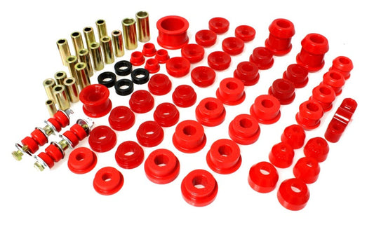 Energy Suspension 92-95 Honda Civic/CRX / 93-97 Honda Del Sol (including VTEC) Red Hyper-Flex Master - My Store